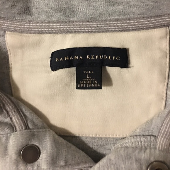 BANANA REPUBLIC 1/4 BUTTON SWEATER - Picture 2 of 3